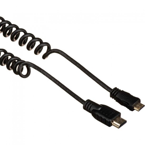 ATOMOS ATOMCAB009 COILED MINI HDMI TO FULL HDMI CABLE 50CM