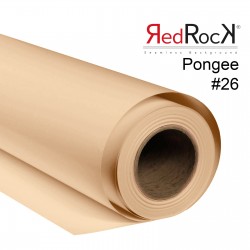 ورق خلفية لون pongee من ريد روك، مقاس 1.35×10 متر، رقم 26