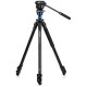 Benro Aluminum Tripod with S2 PRO 60mm Flat Base Video Head (BENRO-A1573S2PRO)