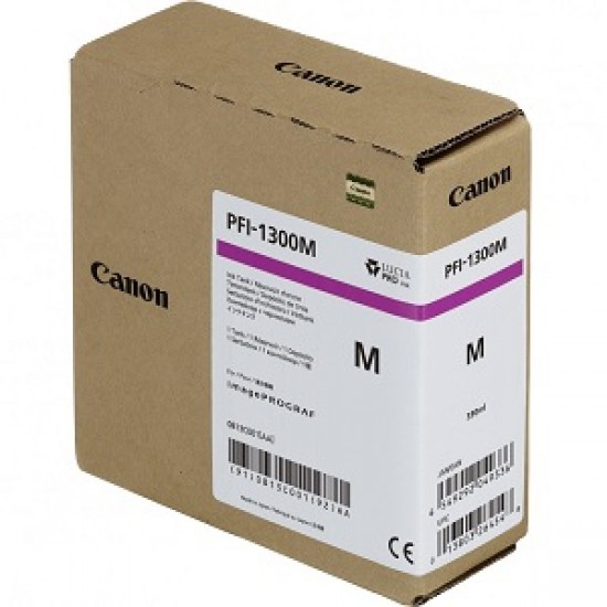 Canon PFI-1300 Magenta Pigment Ink Tank (330mL)