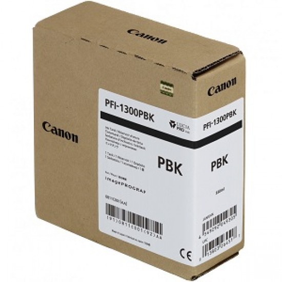 Canon PFI-1300 Photo Black Pigment Ink Tank (330mL)