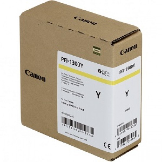 Canon PFI-1300 Yellow Pigment Ink Tank (330mL)