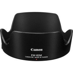 Canon Lens Hood EW-83M for EF 24-105mm f/3.5-5.6 IS STM and EF 24-105mm f/4L IS II USM Lens Canon Lens Hood EW-83M for EF 24-105mm f/3.5-5.6 IS STM and EF 24-105mm f/4L IS II USM Lens