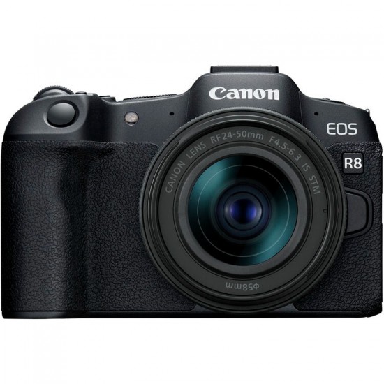 Canon EOS R8 Mirrorless Camera with RF 24-50mm f/4.5-6.3 IS STM Lens