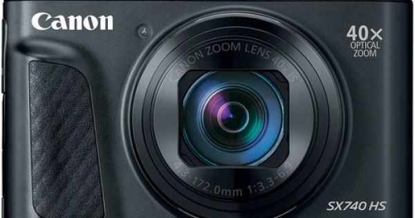 Canon PowerShot SX740 HS Digital Camera (Black)