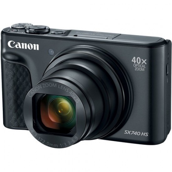 كاميرا كانون باور شوت SX740 HS الرقمية (أسود) كاميرا كانون باور شوت SX740 HS الرقمية (أسود)