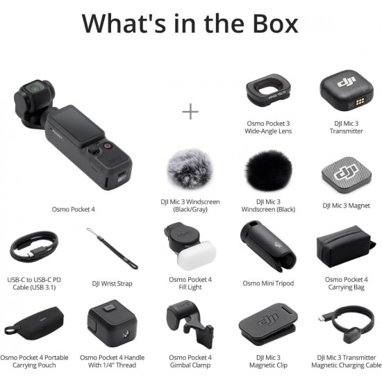 DJI Osmo Pocket 4 Creator Combo