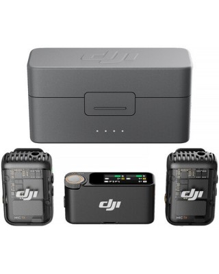 DJI Mic 2 2-Person Compact Digital Wireless Microphone System/Recorder for Camera & Smartphone (2.4 GHz)