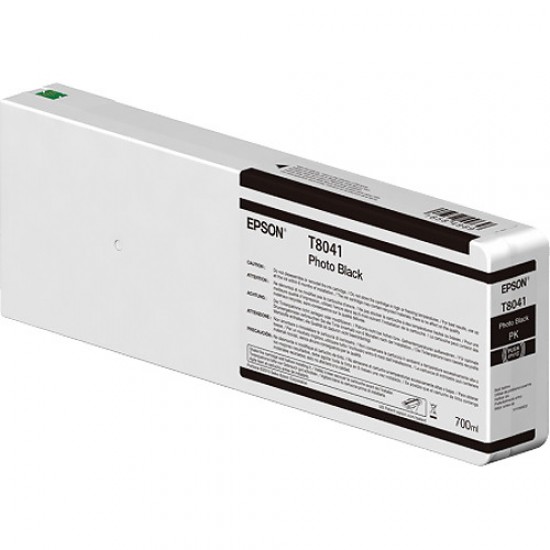 Epson T804100 UltraChrome HD Photo Black Ink Cartridge (700ml)