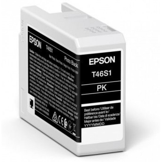 Epson T46S1 Photo Black Ink Cartridge (25ml) C13T46S100 for P700