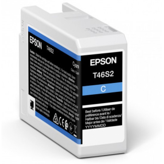 Epson T46S2 Cyan Ink Cartridge (25ml) C13T46S200 for P700