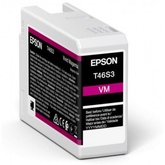 Epson T46S3 Vivid Magenta Ink Cartridge (25ml) C13T46S300  for P700