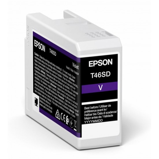 Epson T46SD Violet Ink Cartridge (25ml) C13T46SD00  for P700
