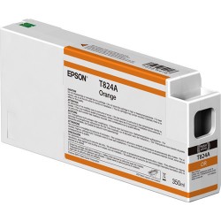 حبر T824A00 UltraChrome HDX برتقالية اللون من إبسون (350 مل) P7000