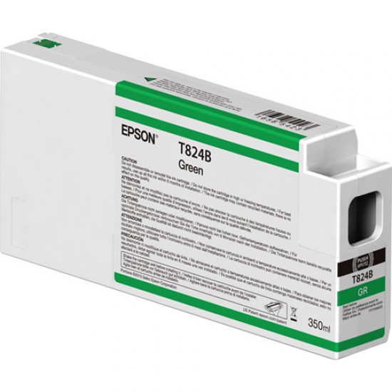 Epson T824B00 UltraChrome HDX Green Ink Cartridge 350ml P7000