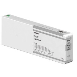 Epson T55K700 UltraChrome HD Light Black Ink Cartridge (700ml)