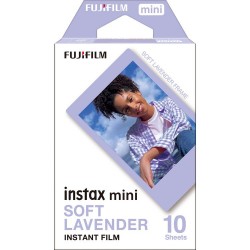 FUJIFILM instax mini Soft Lavender Instant Film (10 Exposures)