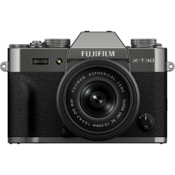 FUJIFILM X-T30 III Mirrorless Camera with 13-33mm f/3.5-6.3 Lens (Charcoal Silver)