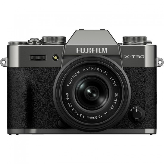 FUJIFILM X-T30 III Mirrorless Camera with 13-33mm f/3.5-6.3 Lens (Charcoal Silver)