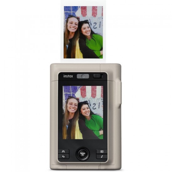 FUJIFILM INSTAX MINI LIPLAY PLUS SAND BEIGE CAMERA