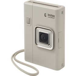 FUJIFILM INSTAX MINI LIPLAY PLUS SAND BEIGE CAMERA