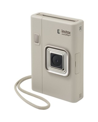 FUJIFILM INSTAX MINI LIPLAY PLUS SAND BEIGE CAMERA