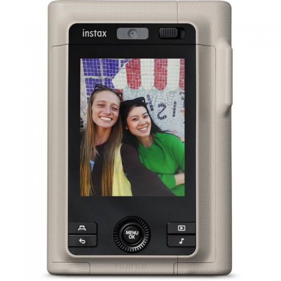 FUJIFILM INSTAX MINI LIPLAY PLUS SAND BEIGE CAMERA