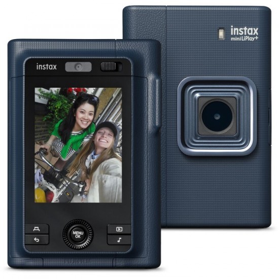 FUJIFILM INSTAX MINI LIPLAY PLUS MIDNIGHT BLUE CAMERA