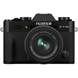 FUJIFILM X-T30 II Mirrorless Camera with 15-45mm f/3.5-5.6 Lens (Black)