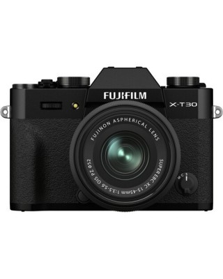 FUJIFILM X-T30 II Mirrorless Camera with 15-45mm f/3.5-5.6 Lens (Black)