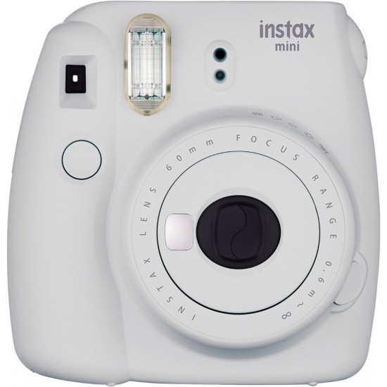 Fujifilm Instax mini 9 Instant Film Camera, Smoky White