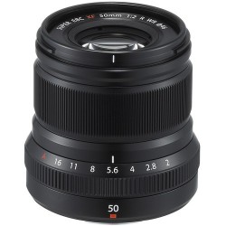 FUJIFILM XF 50mm f/2 R WR Lens (Black)