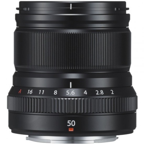 FUJIFILM XF 50mm f/2 R WR Lens (Black)