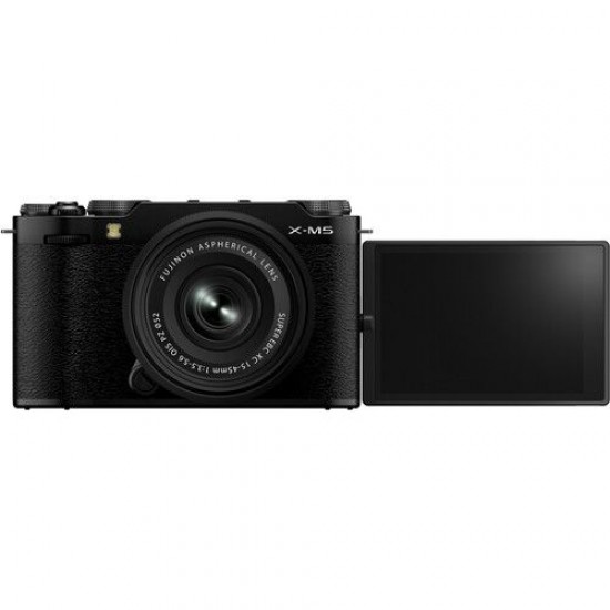 FUJIFILM X-M5 Mirrorless Camera with XC 15-45mm f/3.5-5.6 Lens (Black)