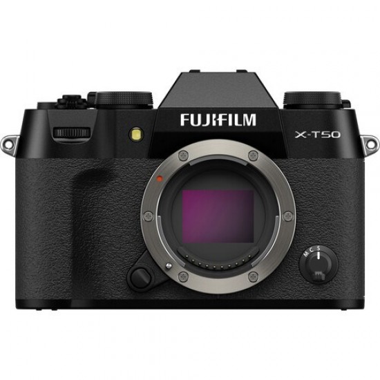 FUJIFILM X-T50 Mirrorless Camera with 15-45mm f/3.5-5.6 Lens (Black)