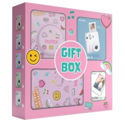 Fujifilm INSTAX MINI 12 Camera Gift Box Clay White