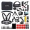 Action Camera Accessories Kit 58-In-1 Compatible with Gopro MAX, GoPro Hero, and DJI OSMO Action