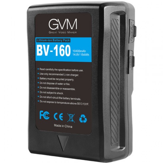 GVM BV-160 Battery both D-Tap and DC outputs