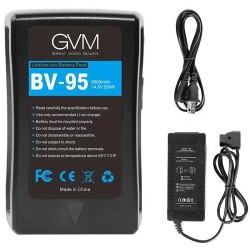 GVM V-Mount Battery with D-Tap and DC Outputs BV-95