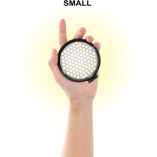 GVM 7SM Double-Sided Mini On-Camera Bicolor & RGB LED Video Light