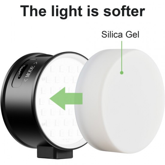 GVM 7SM Double-Sided Mini On-Camera Bicolor & RGB LED Video Light