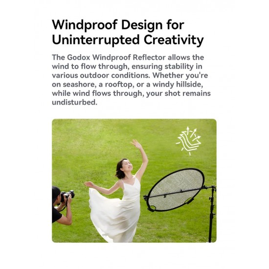 Godox Windproof Collapsible Reflector 55 cm