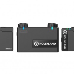 Hollyland LARK 150 2-Person Compact Digital Wireless Microphone System (2.4 GHz, Black)