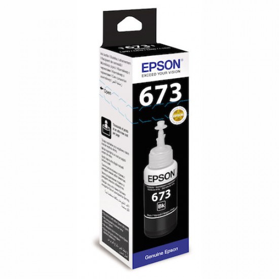 EPSON L800/L810/L850/L1800 BLACK INK BOTTLE 70ml T6731