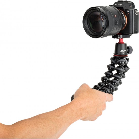 جوريلا بود حامل ثلاثي القوائم مرن للكاميرات الإحترافية Joby GorillaPod 3K - أسود جوريلا بود حامل ثلاثي القوائم مرن للكاميرات الإحترافية Joby GorillaPod 3K - أسود