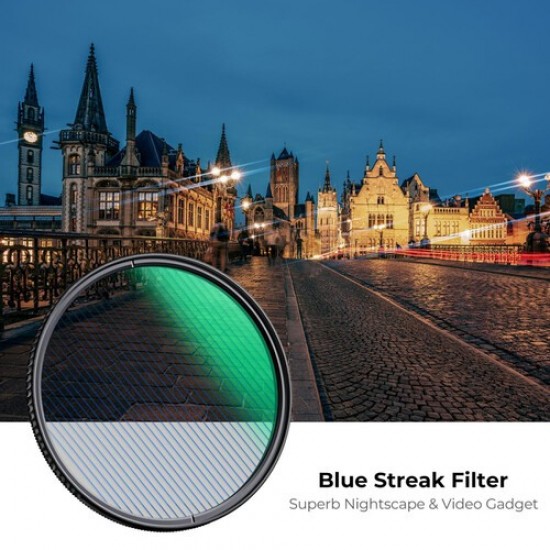 K&F Concept Nano-X Series Blue Streak Filter (77mm)