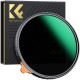 K&F 67MM XV56 Nano-X Slim Variable/Fader NDX, HD, ND2~ND400, Waterproof, Anti Scratch, Green Coated
