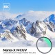 فلتر عدسة K&F Concept Nano-X B270 MCUV مقاس 72 مم، عالي الدقة، مقاوم للماء والخدش، مطلي باللون الأخضر