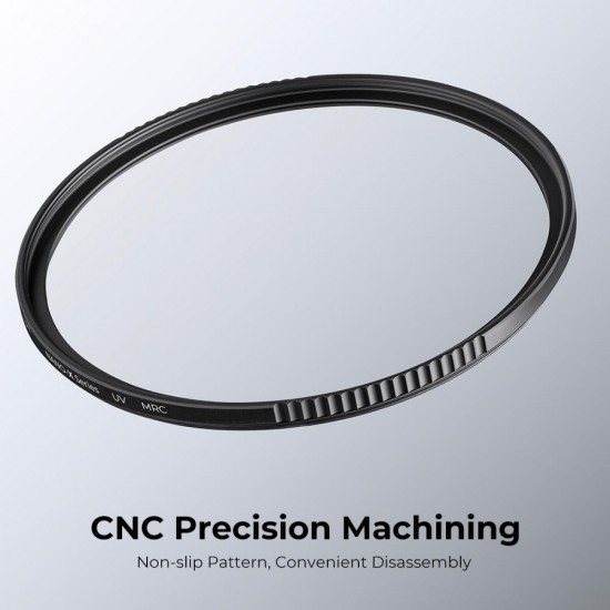 فلتر عدسة K&F Concept Nano-X B270 MCUV مقاس 72 مم، عالي الدقة، مقاوم للماء والخدش، مطلي باللون الأخضر