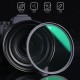 K&F Concept 67MM Nano-X Black Mist Filter 1/8, HD, Waterproof, Anti Scratch, Green Coated
